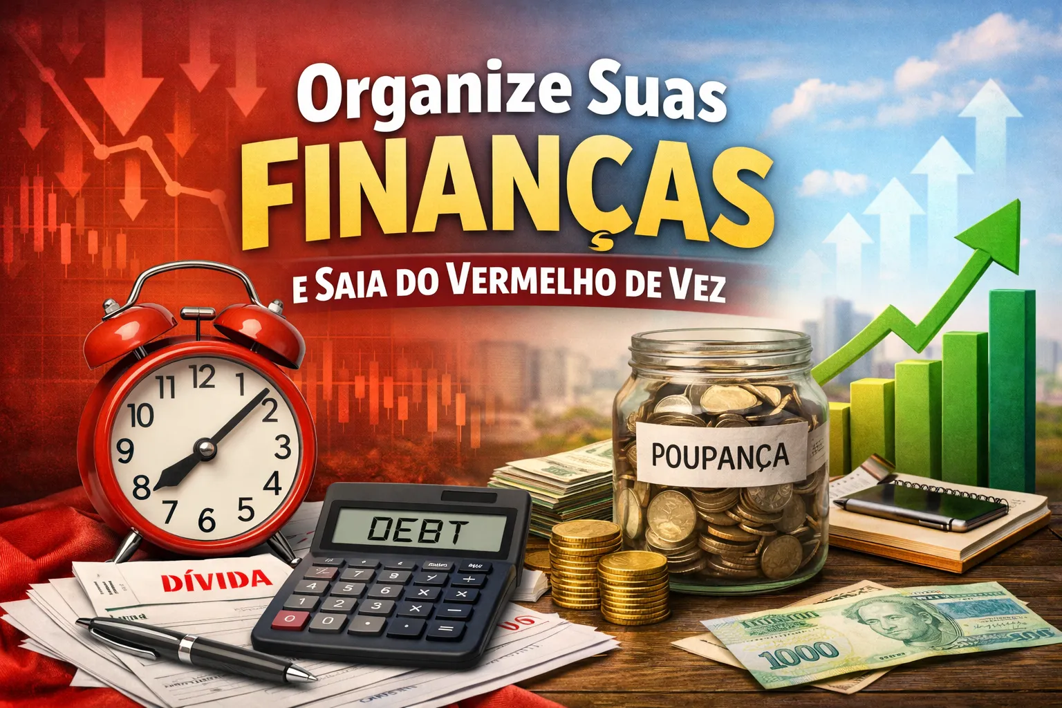 7 Estratégias Poderosas para Organizar Suas Finanças Pessoais e Sair do Vermelho de Vez