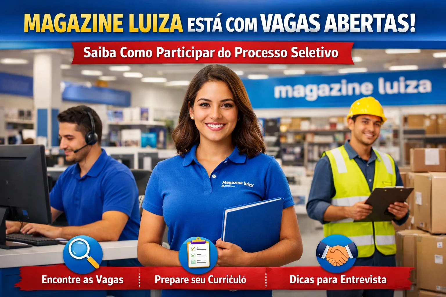 Vagas no Magalu: Como Se Candidatar Para Lojas, Centros de Distribuição e Tecnologia