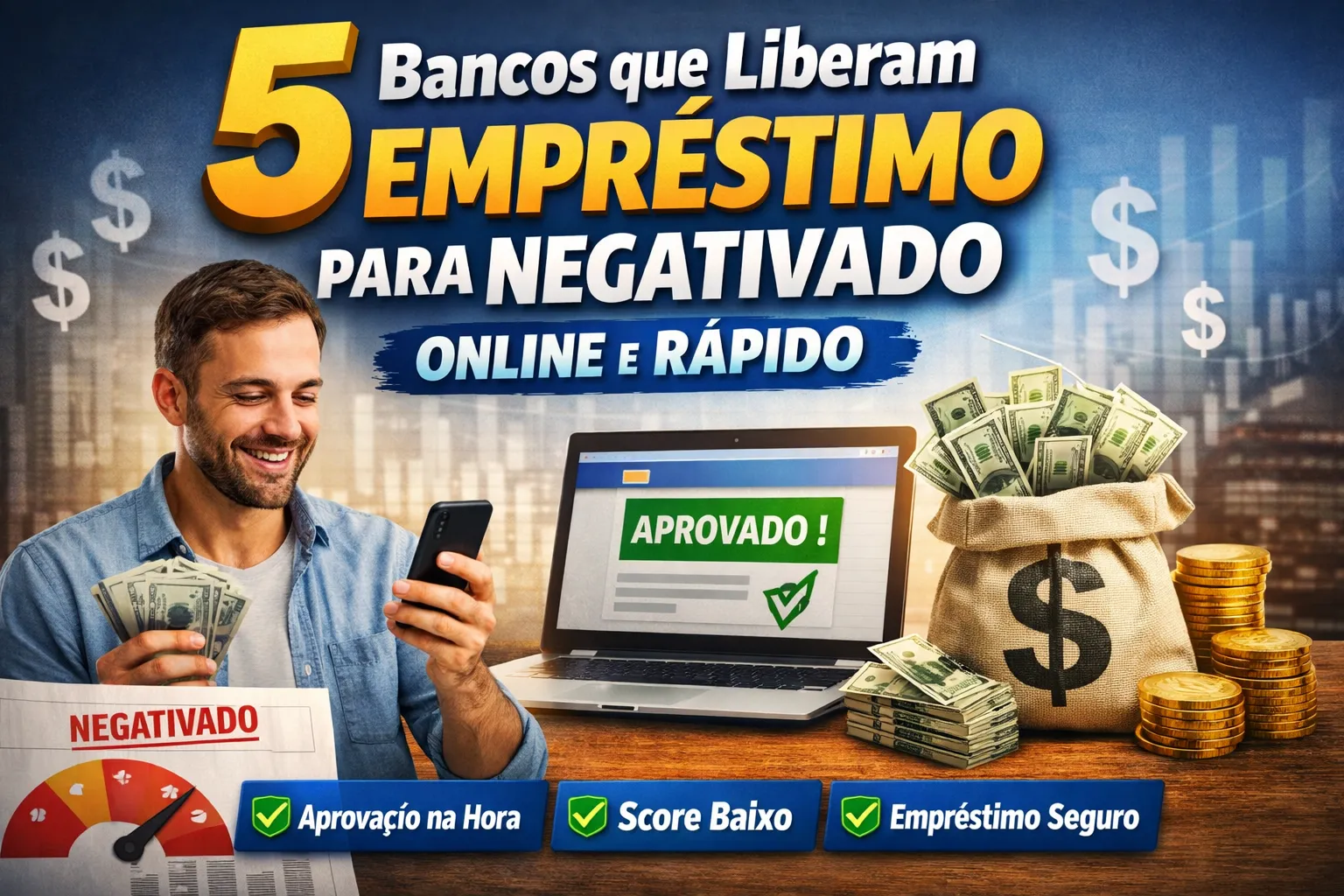 Empréstimo Para Negativado: Modalidades Possíveis, Cuidados e Como Evitar Golpes